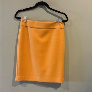 J. Crew Mustard Yellow Pencil Skirt